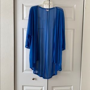 LuLaRoe Lindsay Kimono Size L Excellent Condition